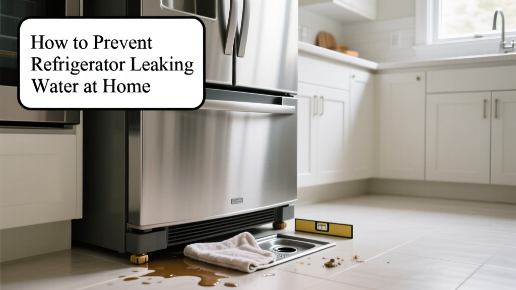 How to Prevent Refrigerator Leaking Water at Home