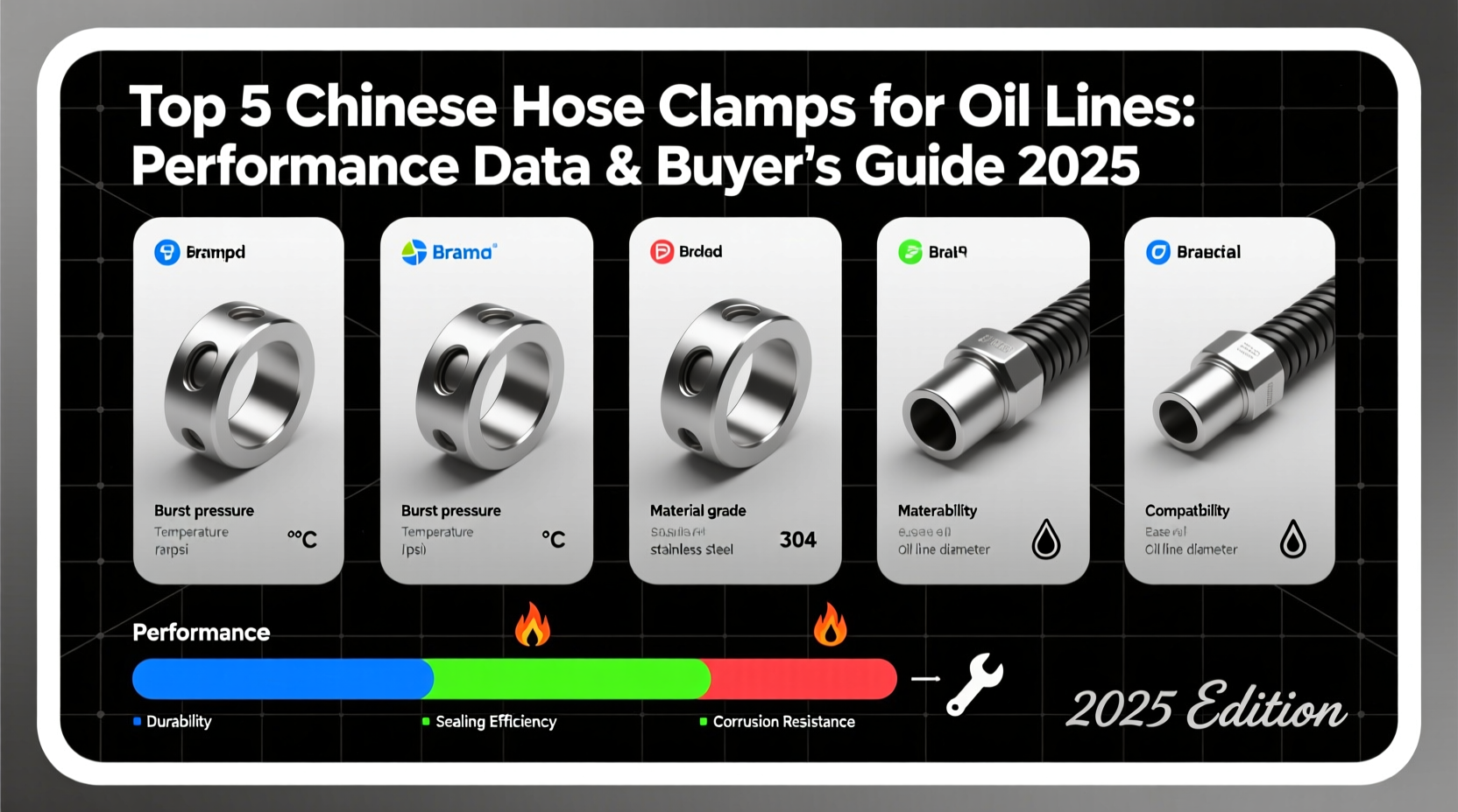 china best hose clamps for oil lines