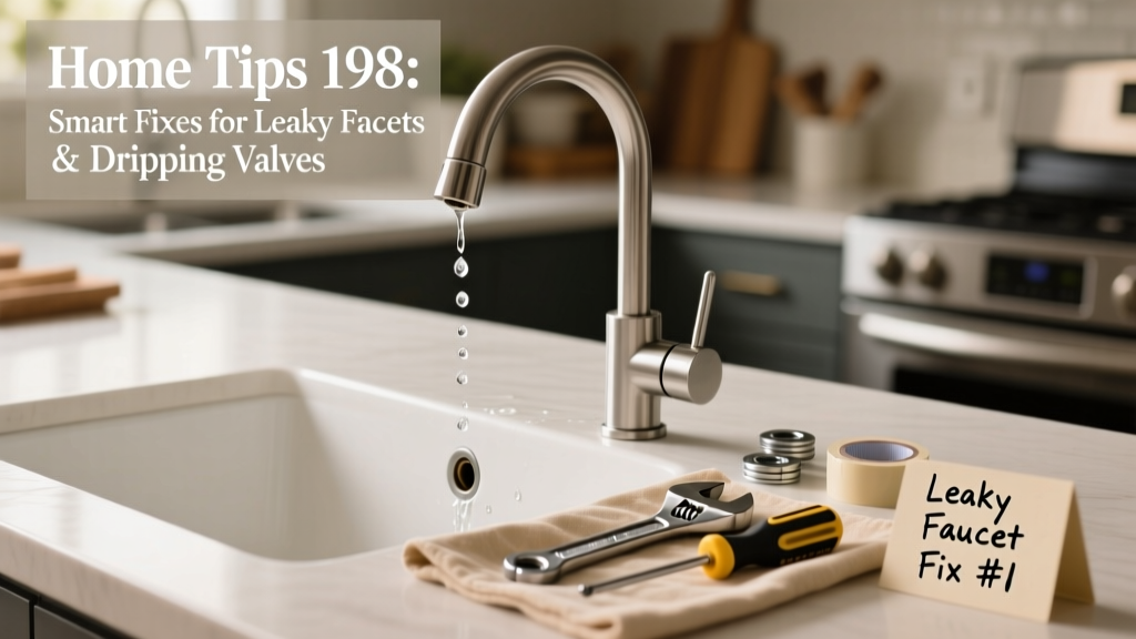 Home Tips 198: Smart Fixes for Leaky Faucets & Dripping Valves