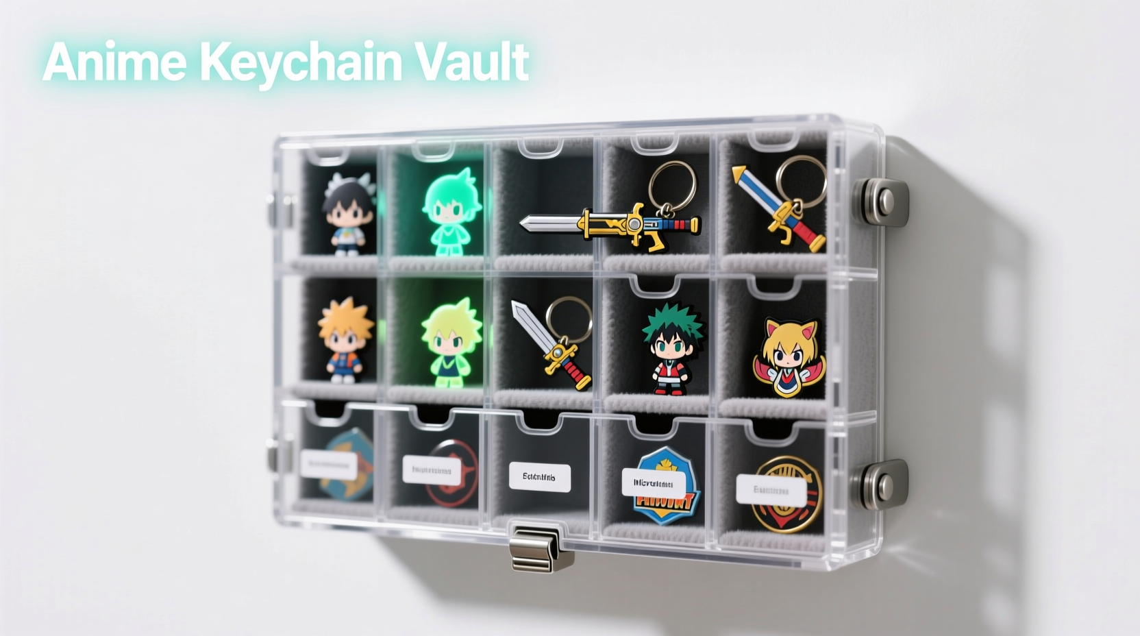 anime keychain closet organization tips