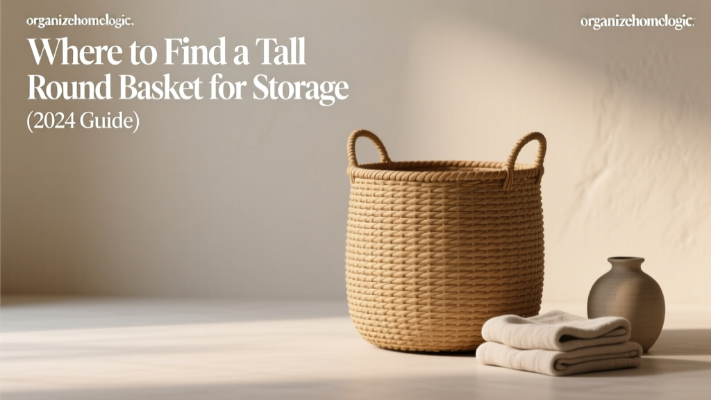 Where to Find a Tall Round Basket for Storage (2024 Guide)