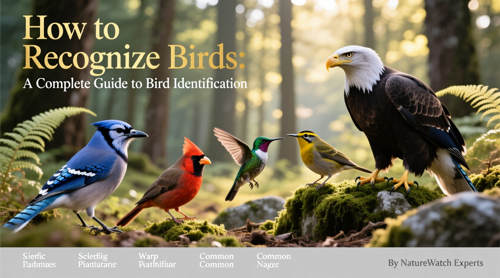 how to recognize birds