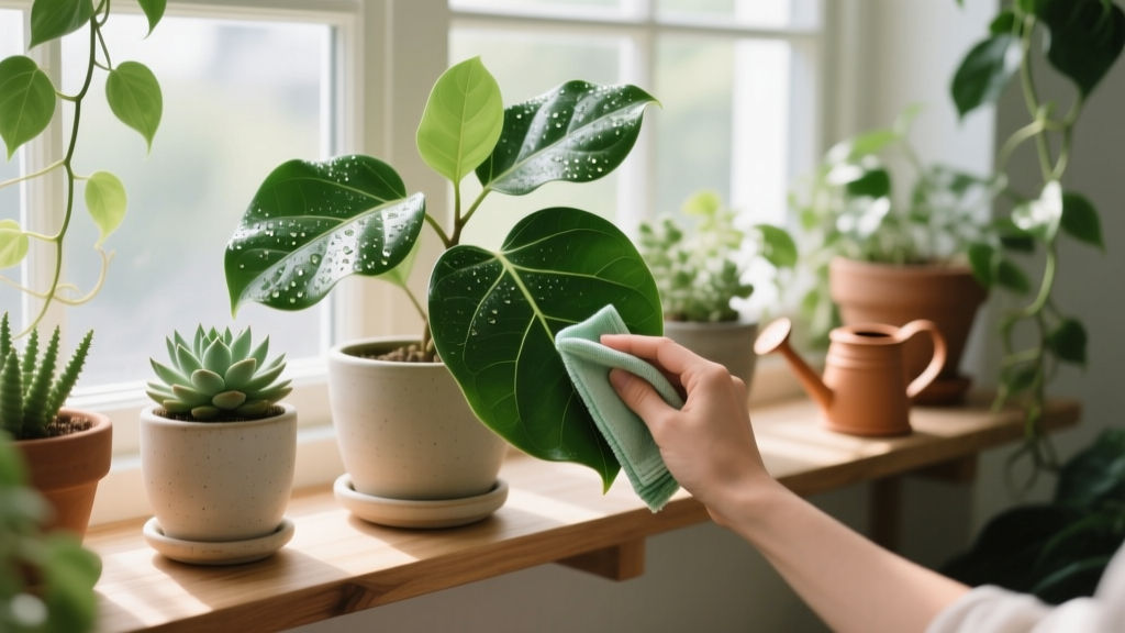 Small What To Use To Clean Indoor Plant Leaves (2026)