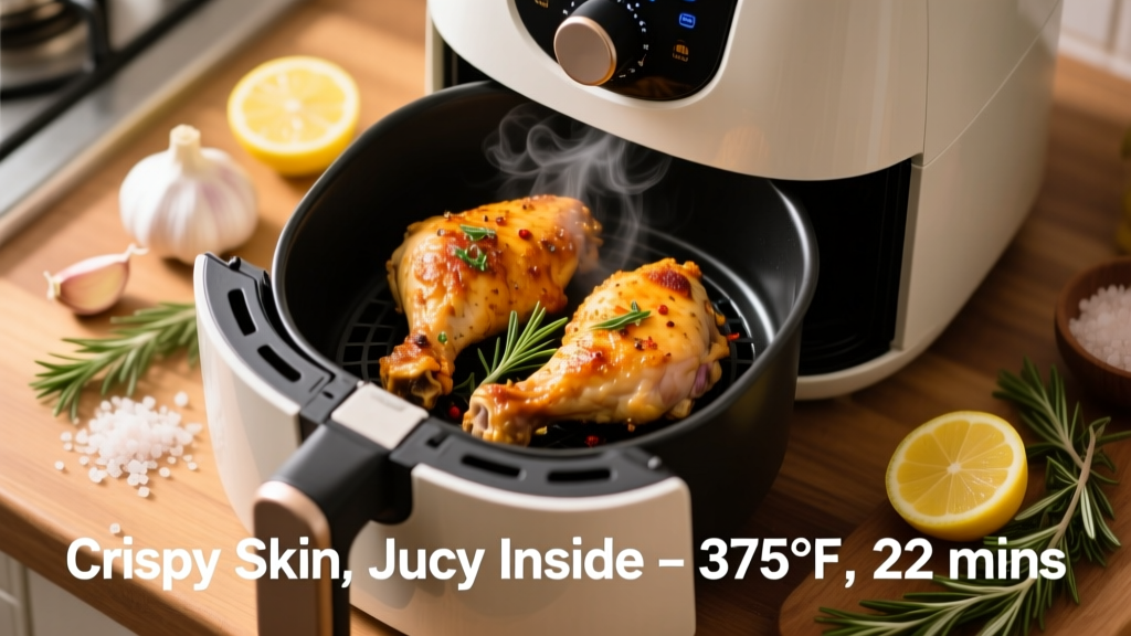 How to Cook Frozen Thighs in an Air Fryer (Crispy & Juicy!)