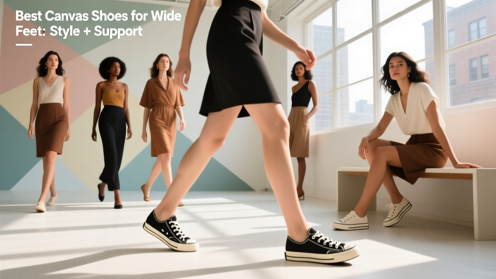 Best Canvas Shoes for Wide Feet: Style + Support