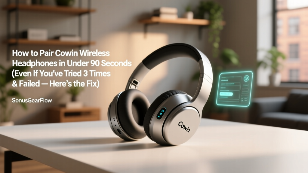 Cowin Headphones Pairing Guide: Fix Bluetooth Issues