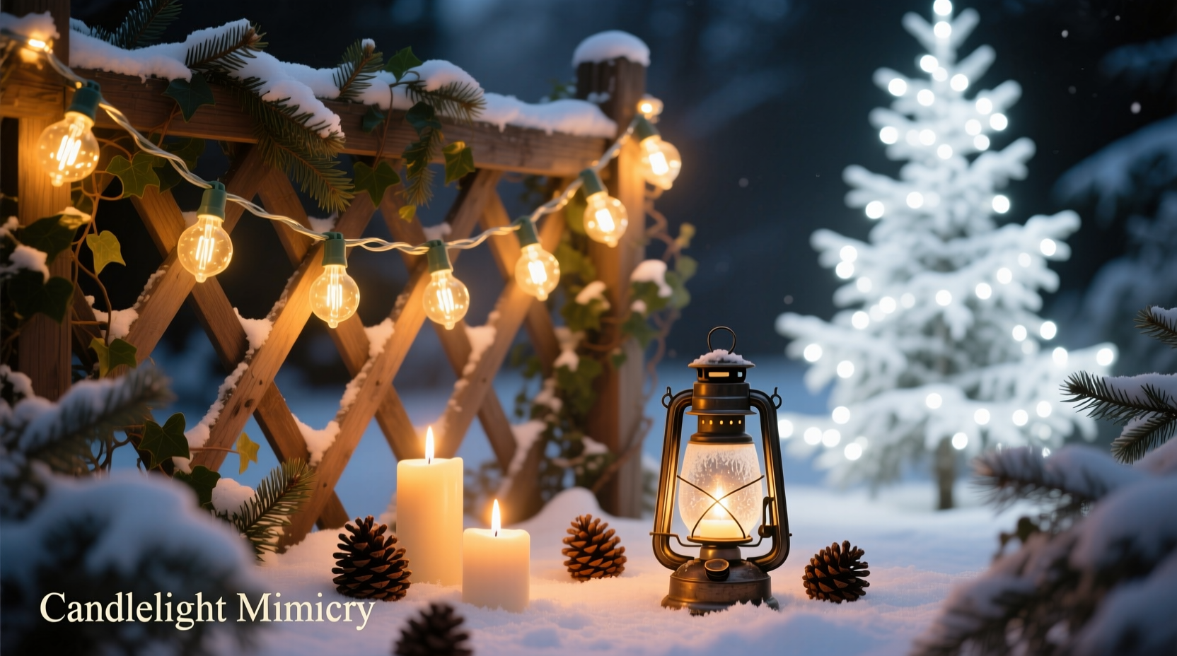 warm white vs cool white tree lights which mimics candlelight better