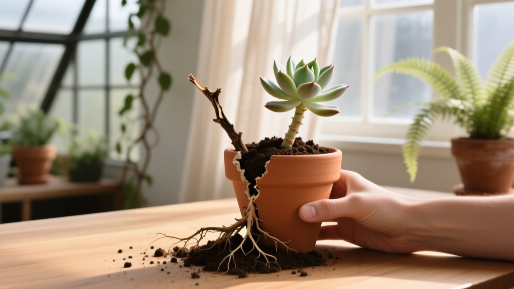 Propagate Succulents from Broken Plant Soil Mix
