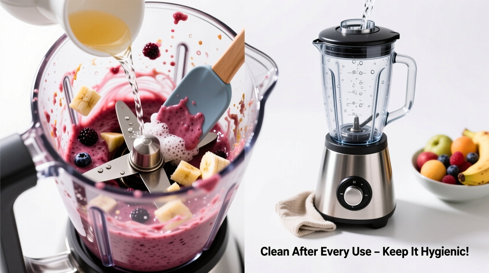 how to clean your blender thoroughly especially after smoothie use