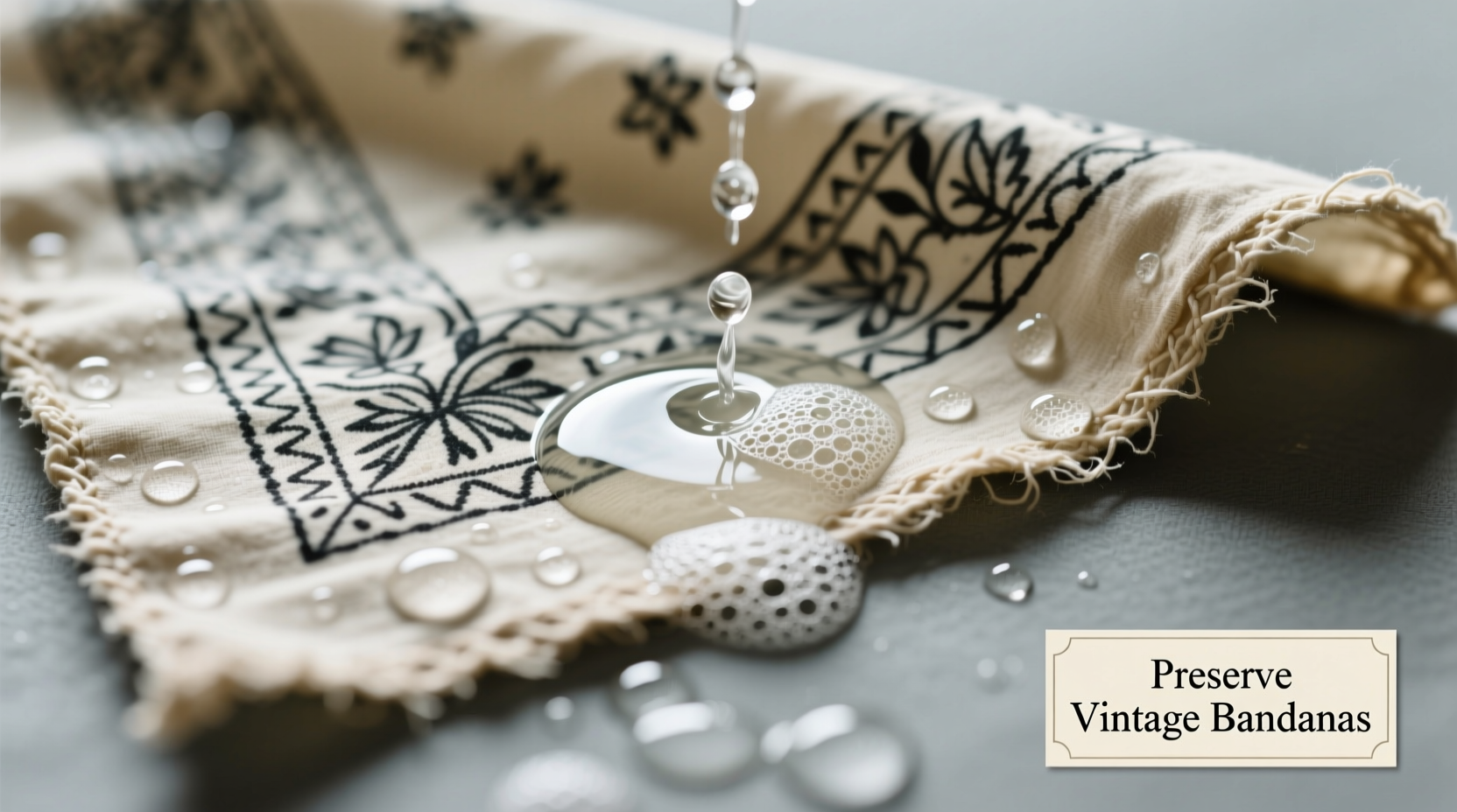 how to safely launder vintage bandanas