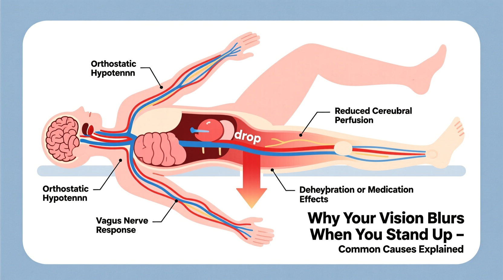why does my vision blur when i stand up suddenly common reasons explained