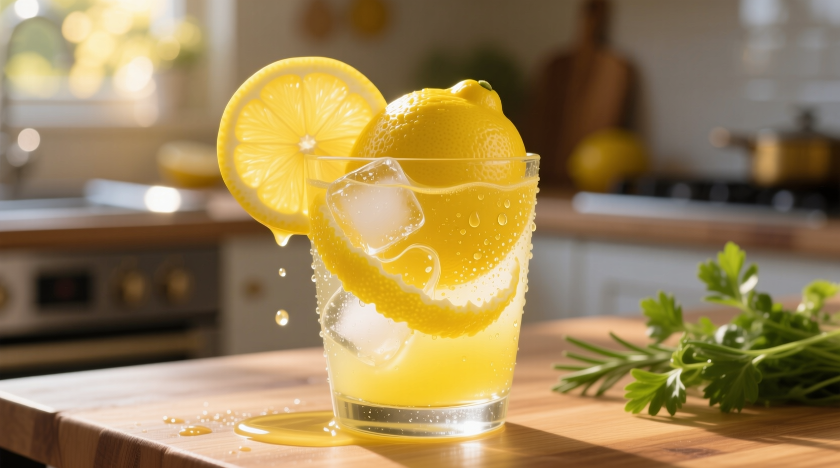 blend a whole lemon into lemonade