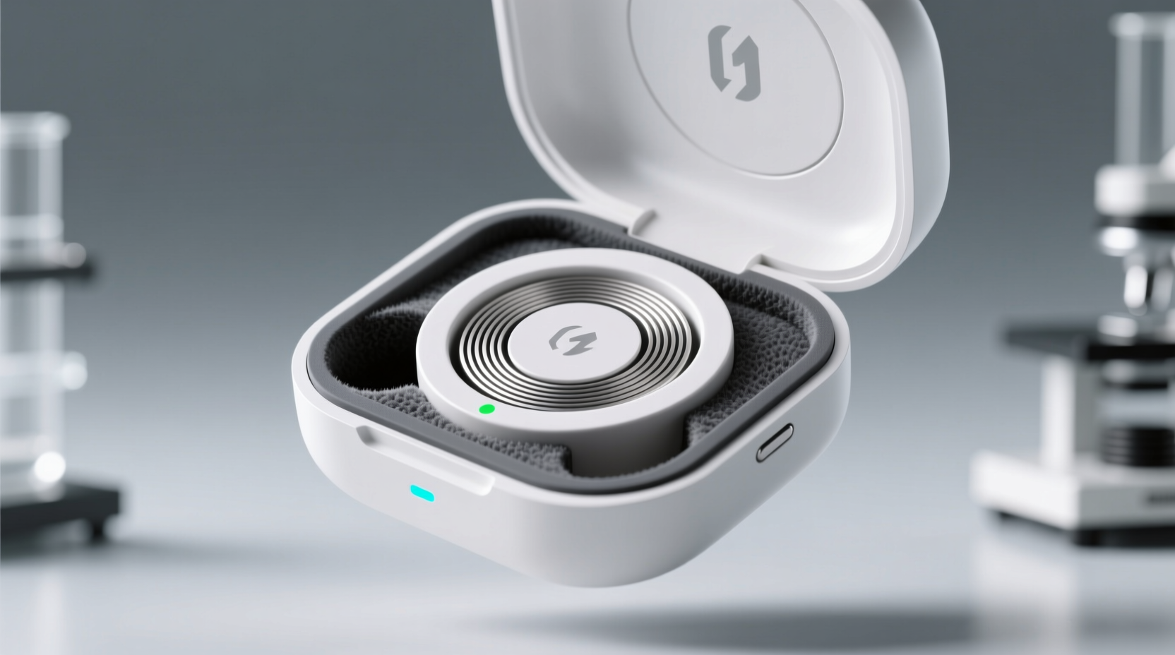 how to clean a smart ring charging case