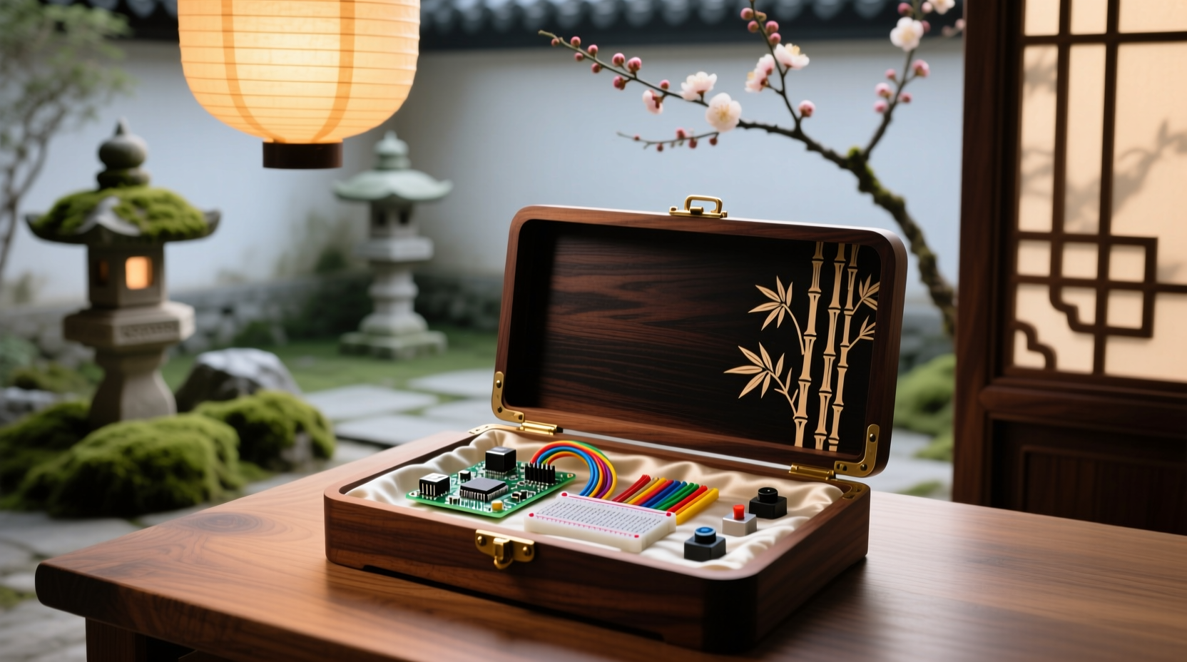 build a mobile electronics prototyping kit inside a sui