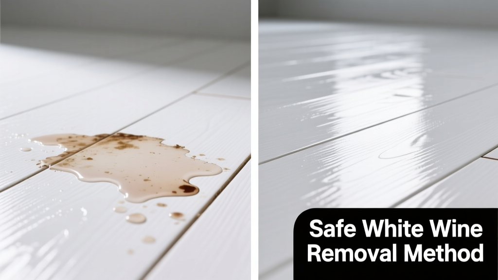 How to Remove White Wine from Vinyl Flooring Safely