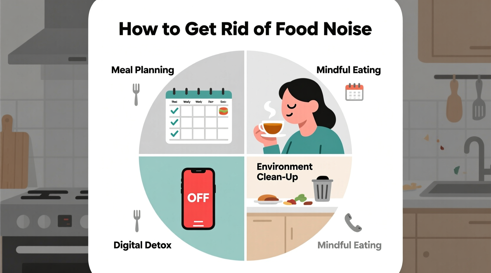 how to get rid of food noise