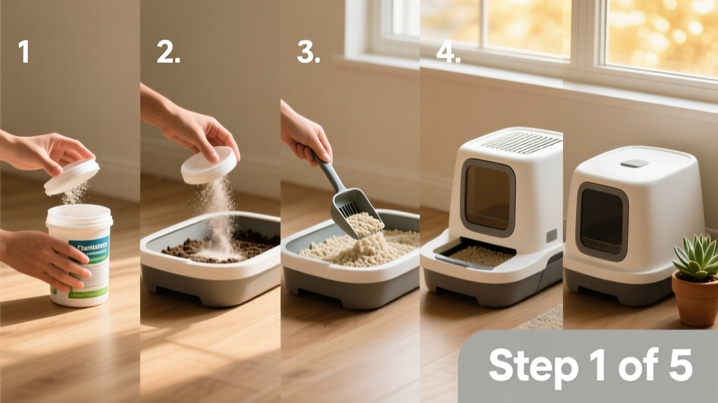 How to Use a Cat Litter Deodorizer in 5 Easy Steps
