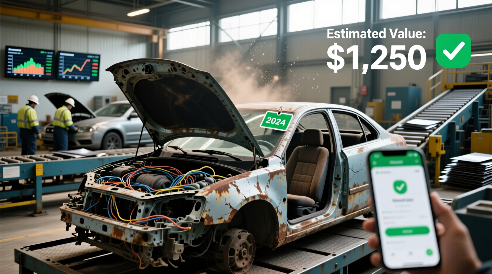 how much is a scrap car worth