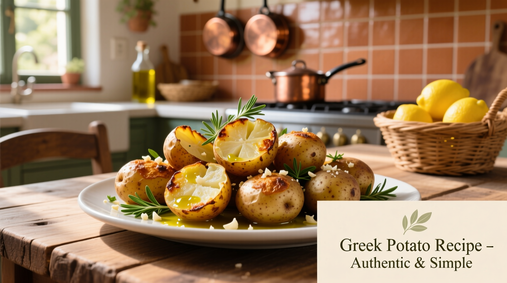 Authentic Greek Potato Recipes: Classic Lemon-Oregano Potatoes
