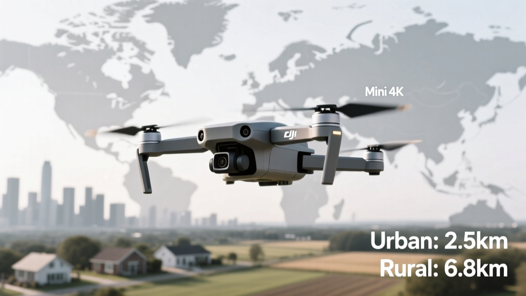 DJI Mini 4K Real Range: 2-5km vs 10km Specs Explained