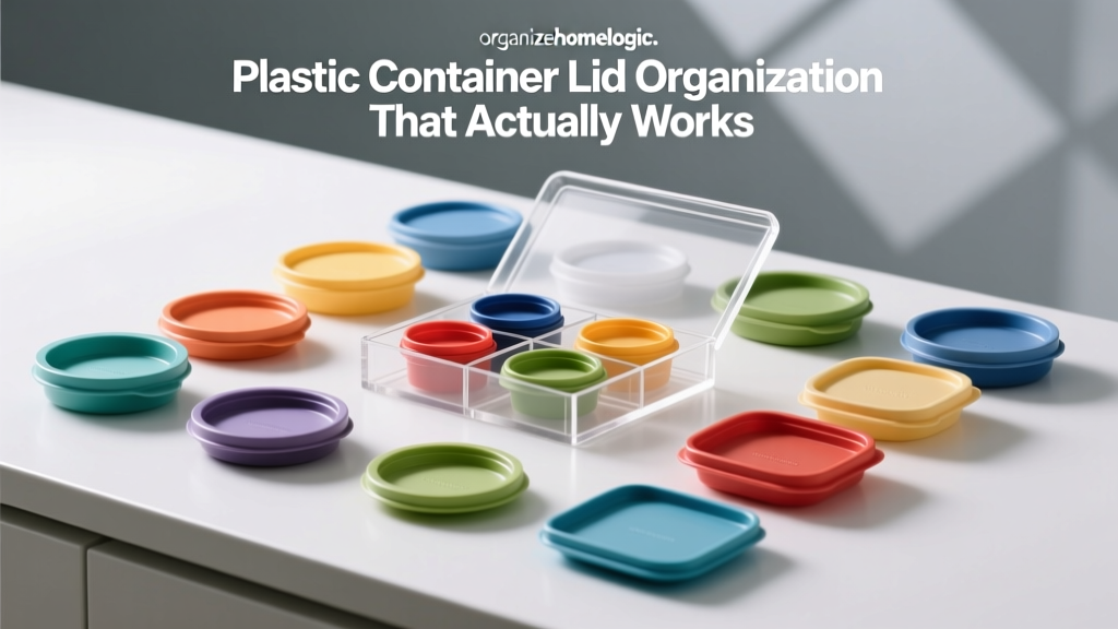 Plastic Container Lid Organization That Actually Works