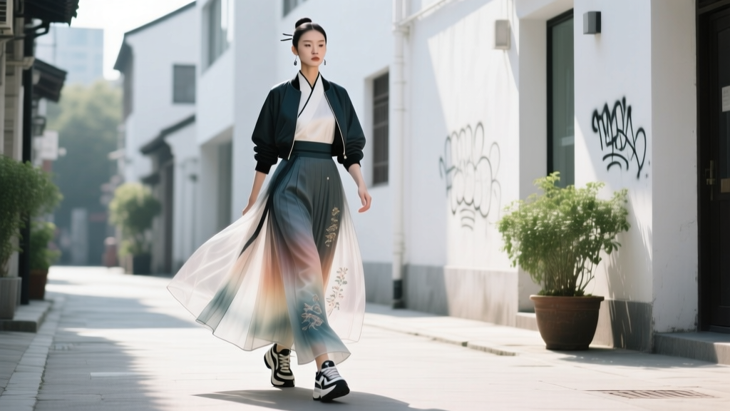 Douyin Street Fashion: Styling Mamianqun for Modern Wear