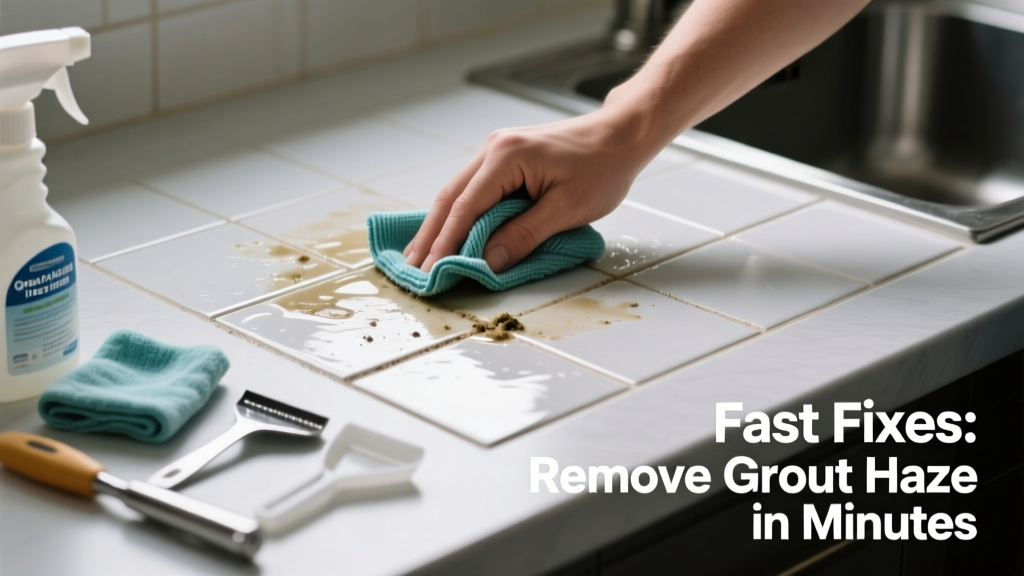 Removing Grout Haze from Kitchen Tile: Fast Fixes
