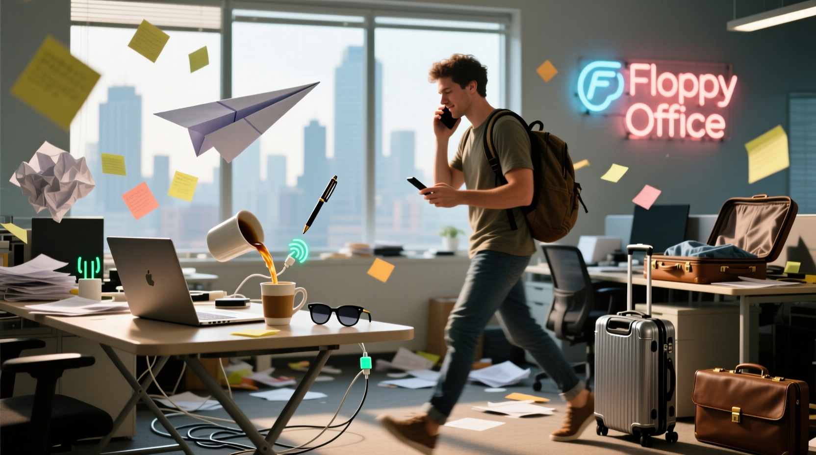 get it done on the go with floppy office