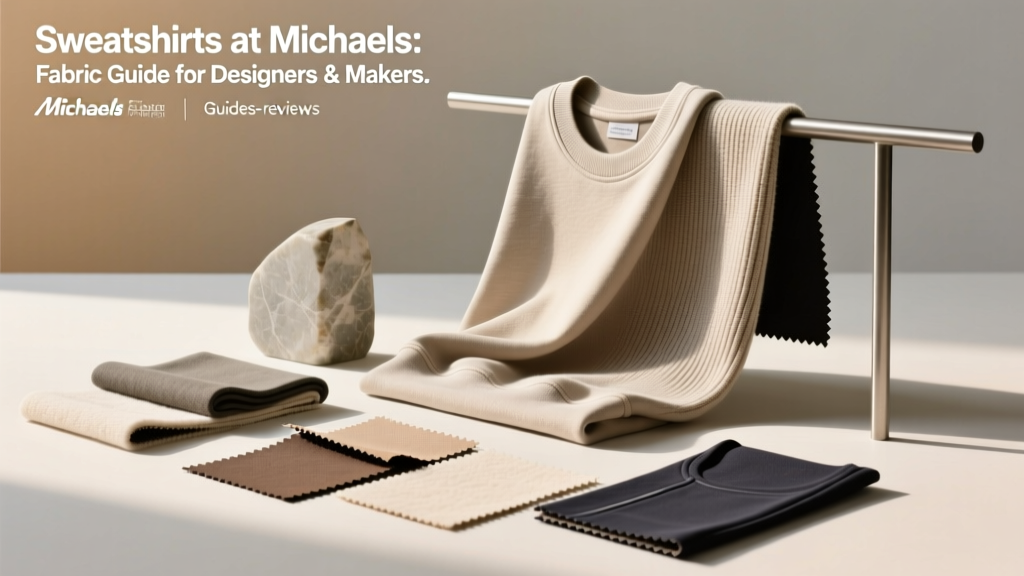 Sweatshirts at Michaels: Fabric Guide for Designers & Makers