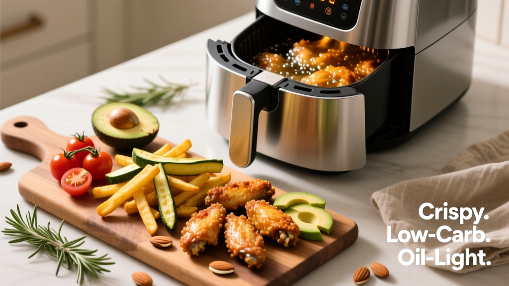 Keto Air Fryer Recipes: Crispy, Low-Carb & Oil-Light