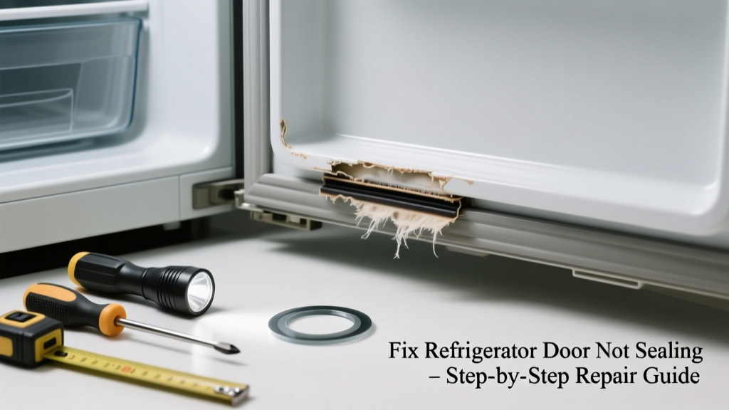 Fix Refrigerator Door Not Sealing & Making Noise