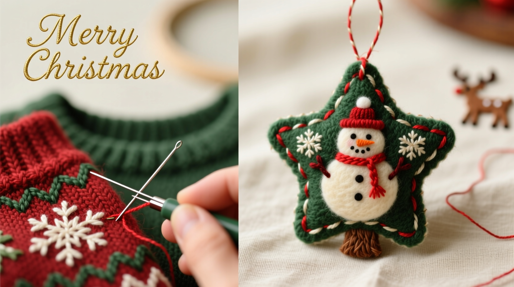 how to repurpose old christmas sweaters into tree ornaments creatively