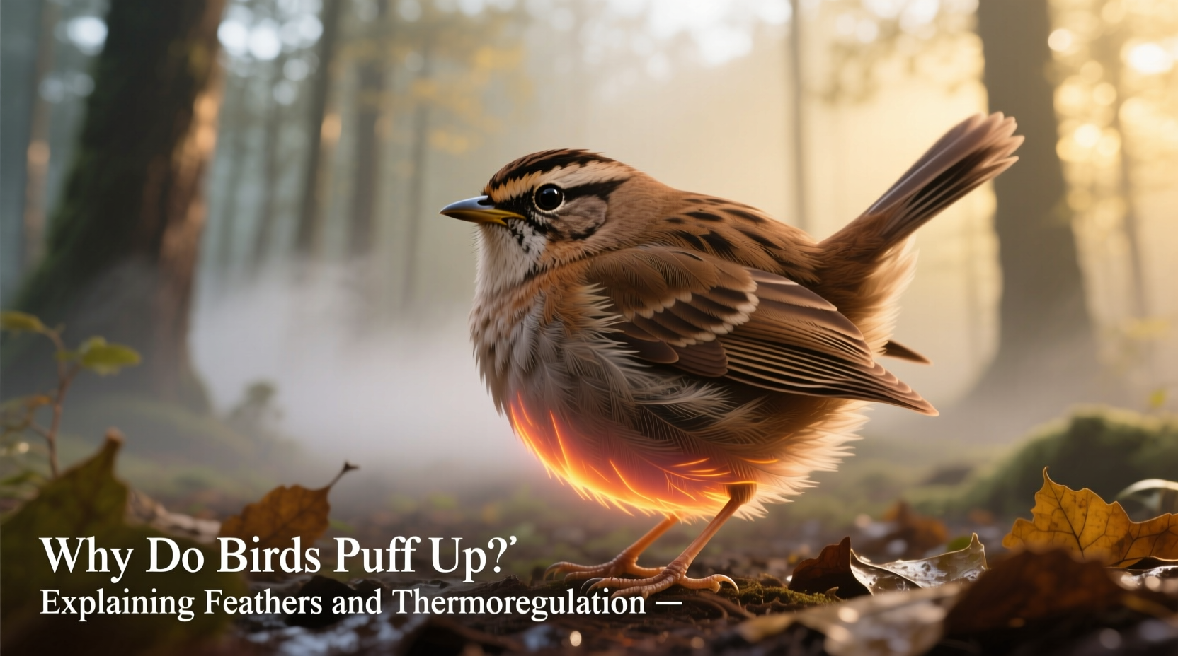 why do birds puff up