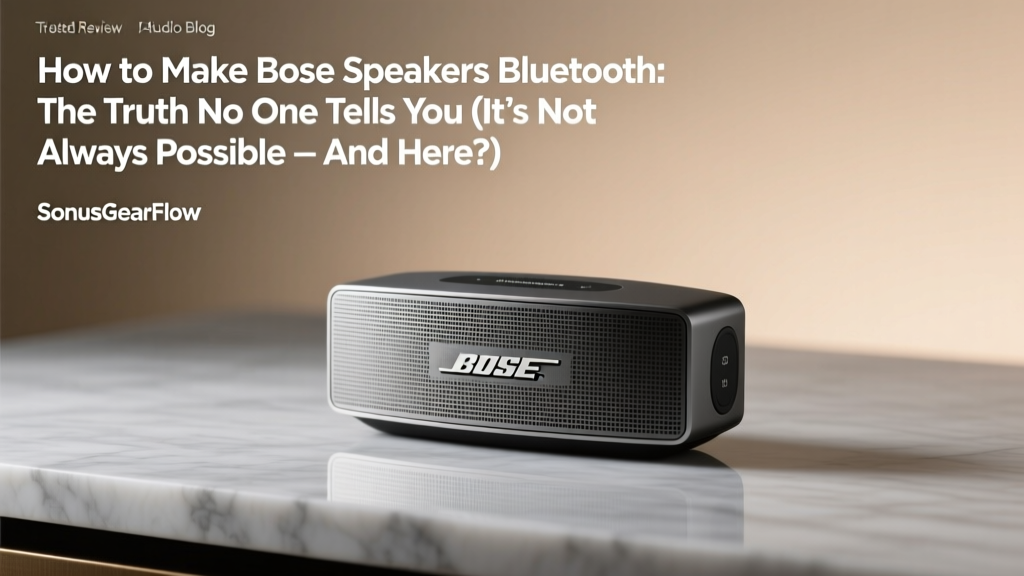 How to Add Bluetooth to Bose Speakers (2026)