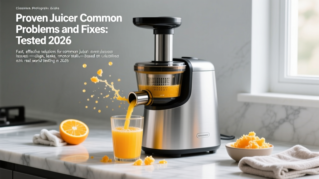 Proven Juicer Common Problems and Fixes: Tested 2026