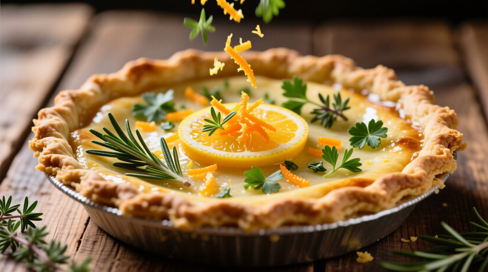 flavor pie crusts with zest or herbs to take your desse