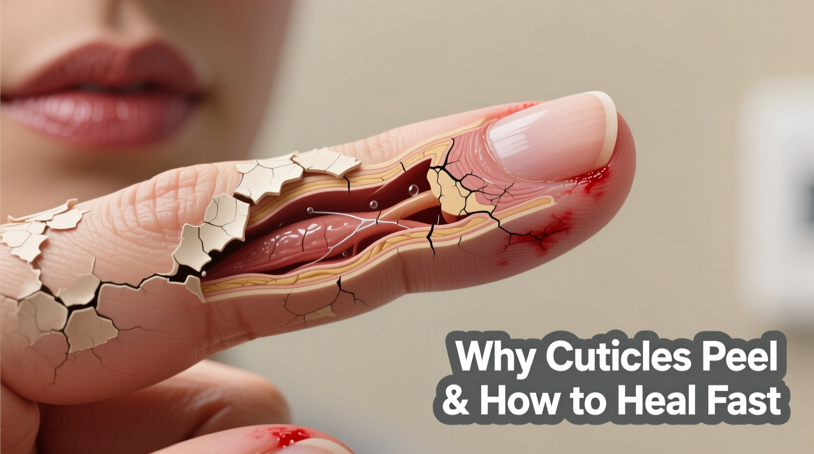 why do my cuticles keep peeling and how to heal them fast