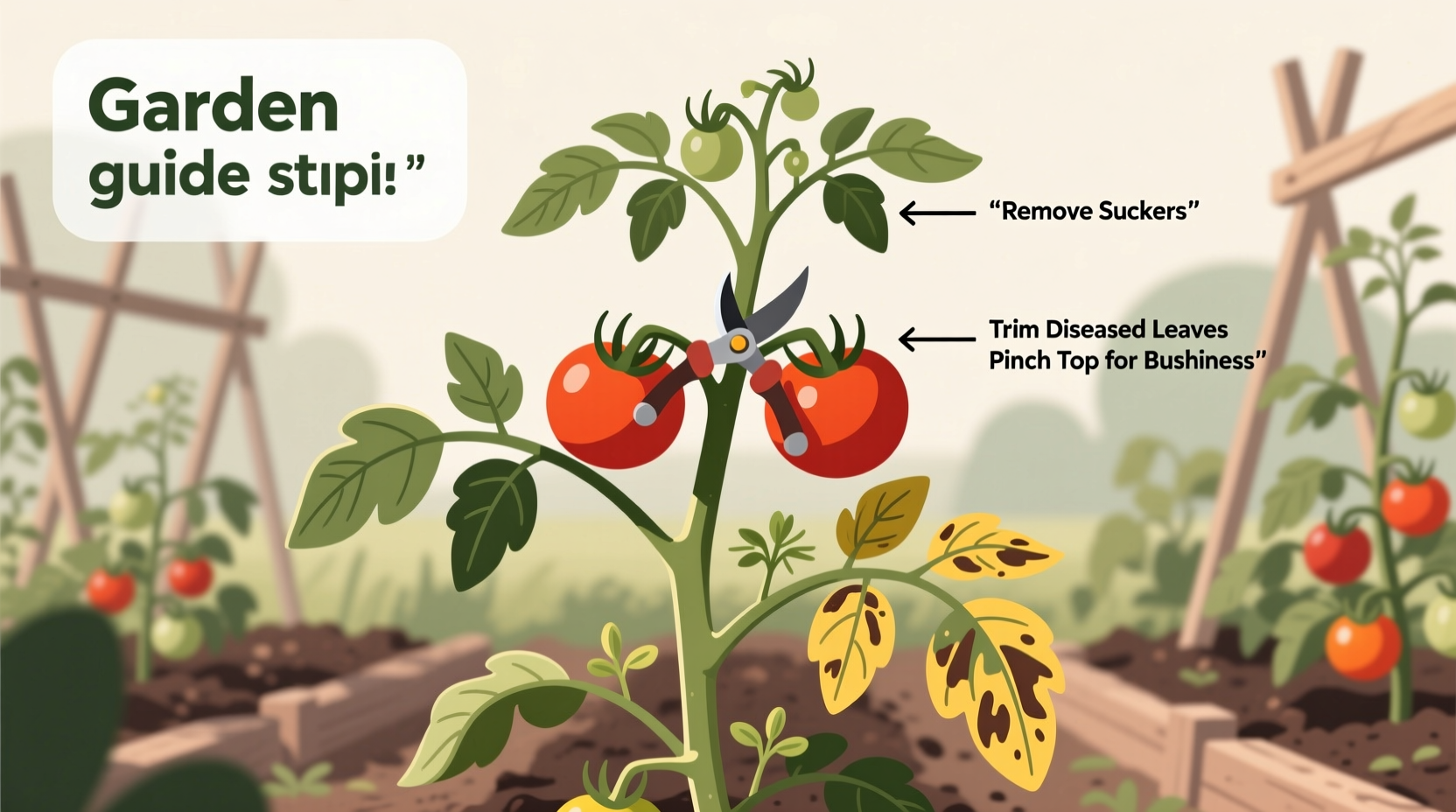 How to Trim Tomato Plants for Maximum Yield (Step-by-Step)