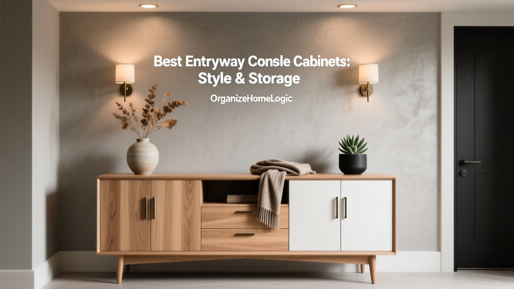 Best Entryway Console Cabinets: Style & Storage