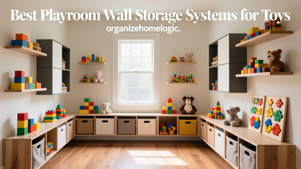 Best Playroom Wall Storage Systems for Toys