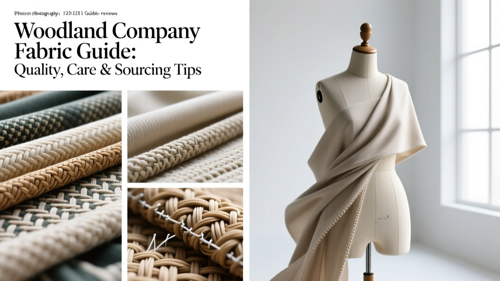 Woodland Company Fabric Guide: Quality, Care & Sourcing Tips