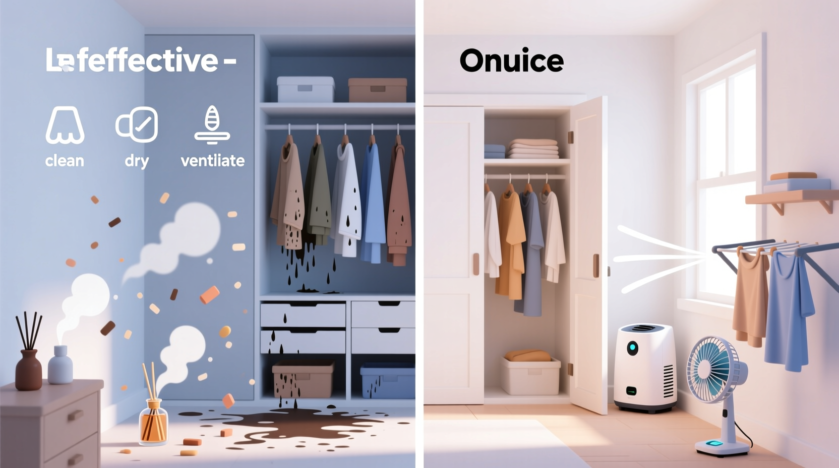 closet organization tips odor truths