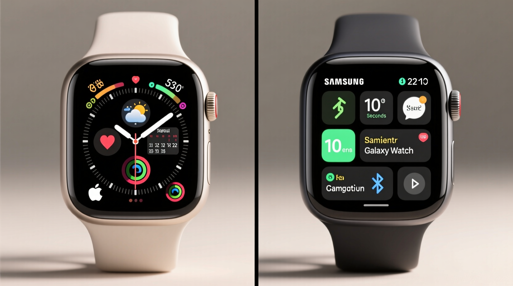 Apple vs Samsung Watch Glance Speed