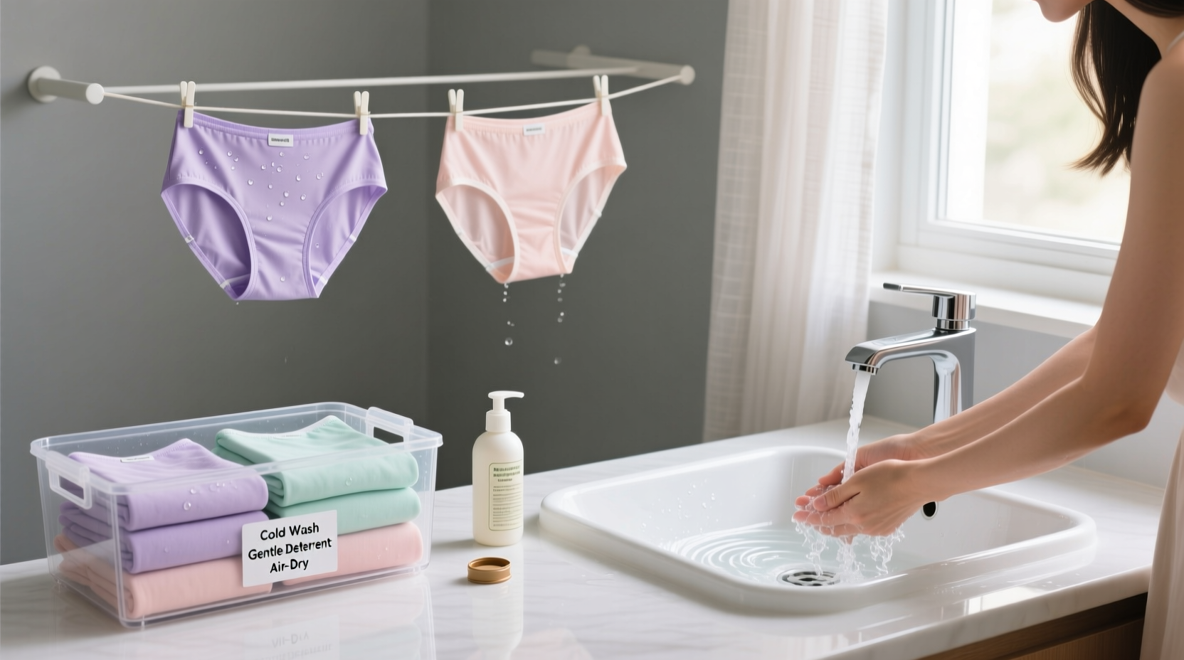 eco friendly cleaning tips for period underwear