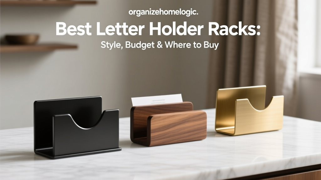 Best Letter Holder Racks: Style, Budget & Where to Buy