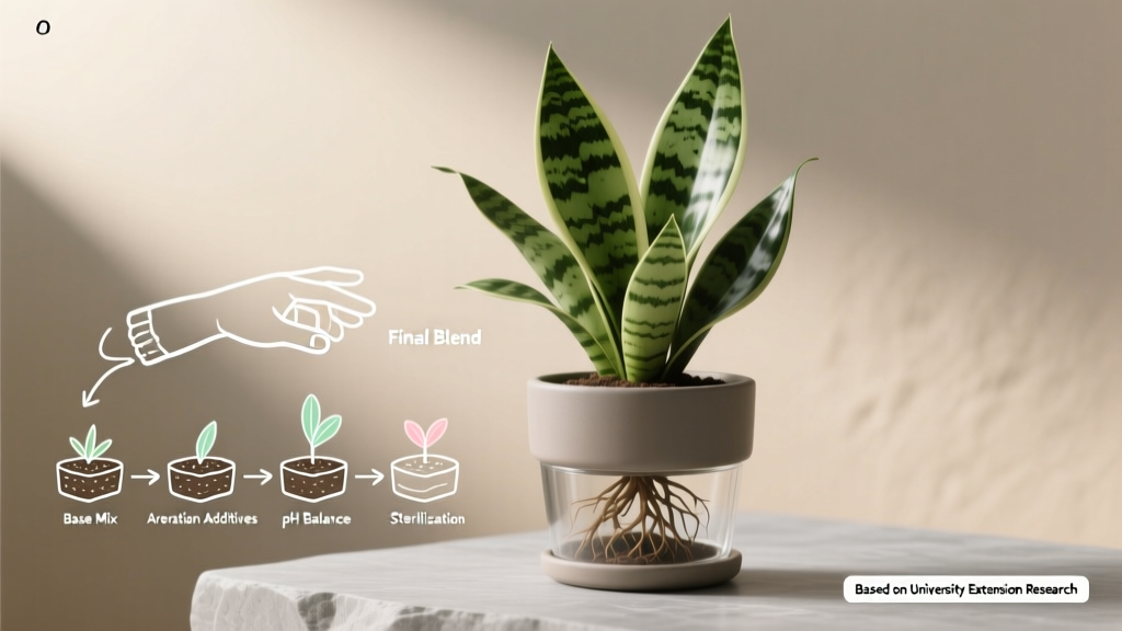 Custom Potting Soil for Indoor Plants: Prevent Root Rot