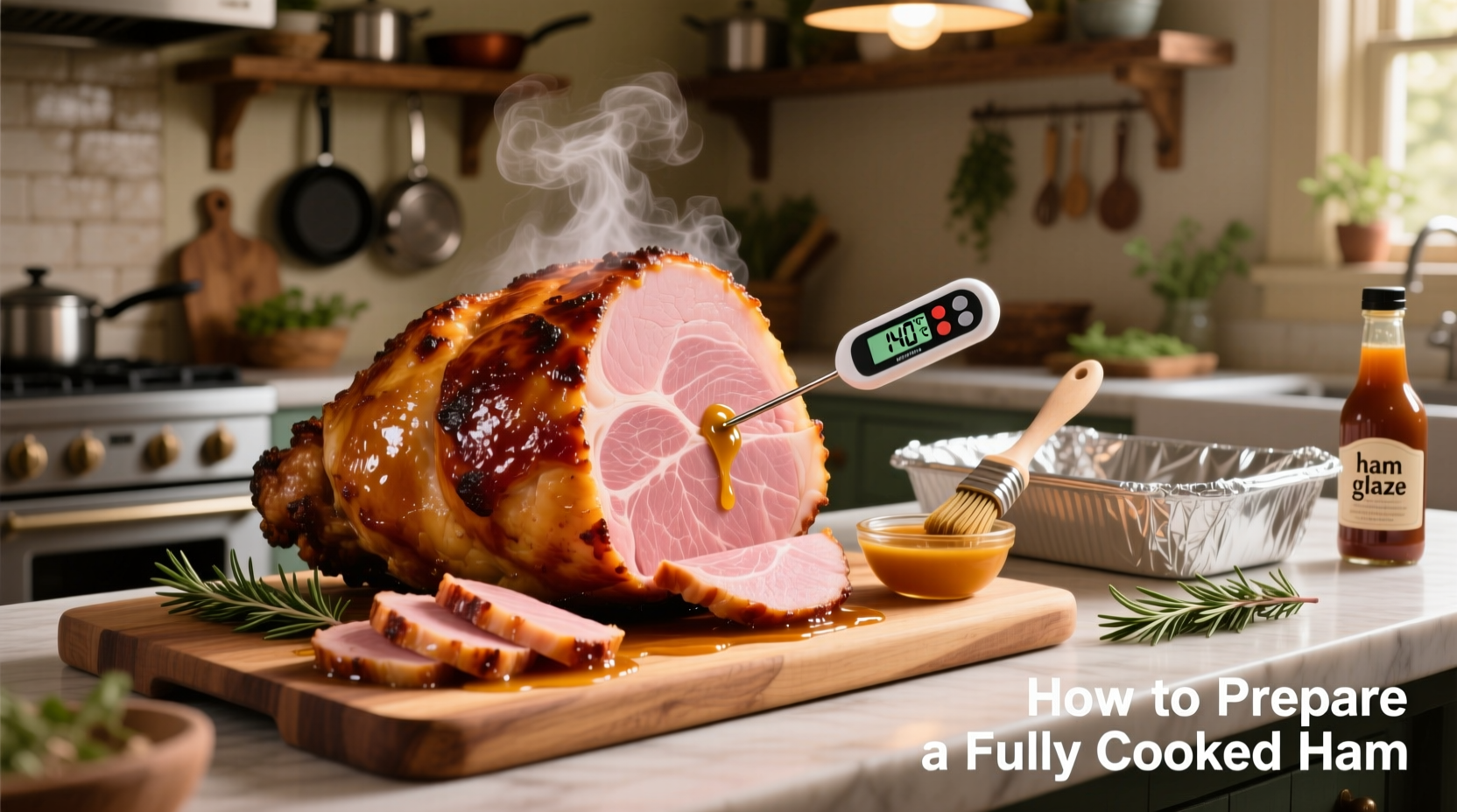 how to prepare a fully cooked ham