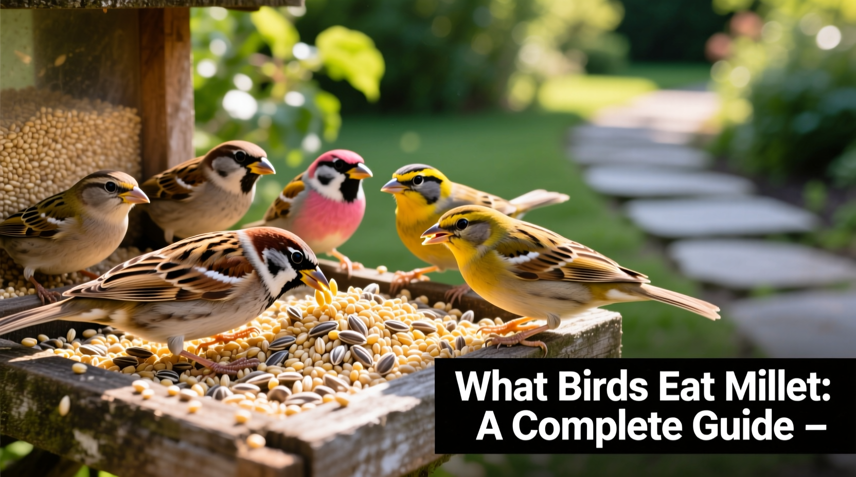 what birds eat millet