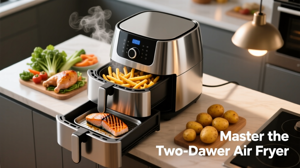 How to Make Two-Drawer Air Fryers Work Like Pros