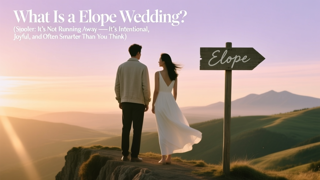 What Is a Elope Wedding? (2026 Guide + Checklist)
